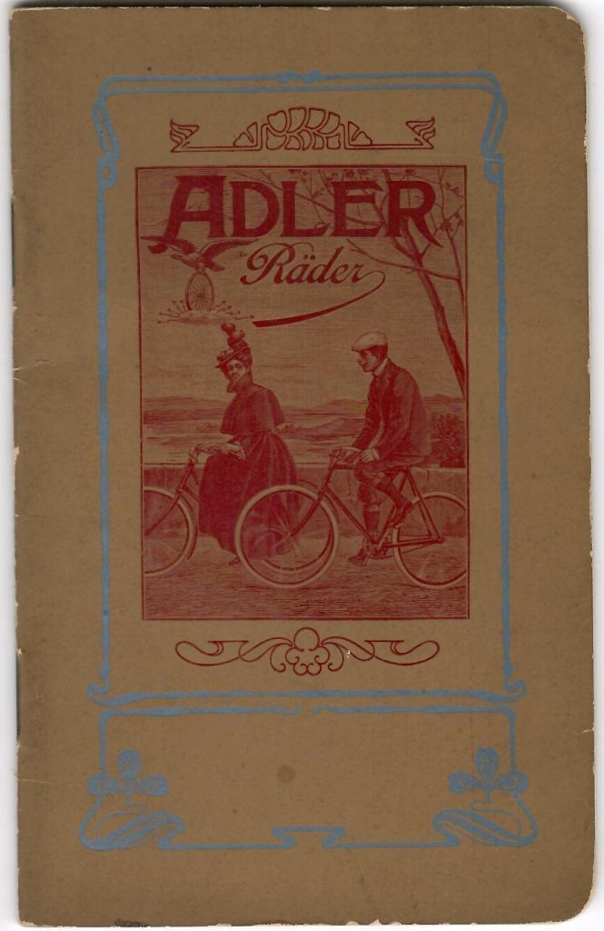 Adler Katalog 1903 48 Seiten Zustand 2 Historische Fahrräder e Verein