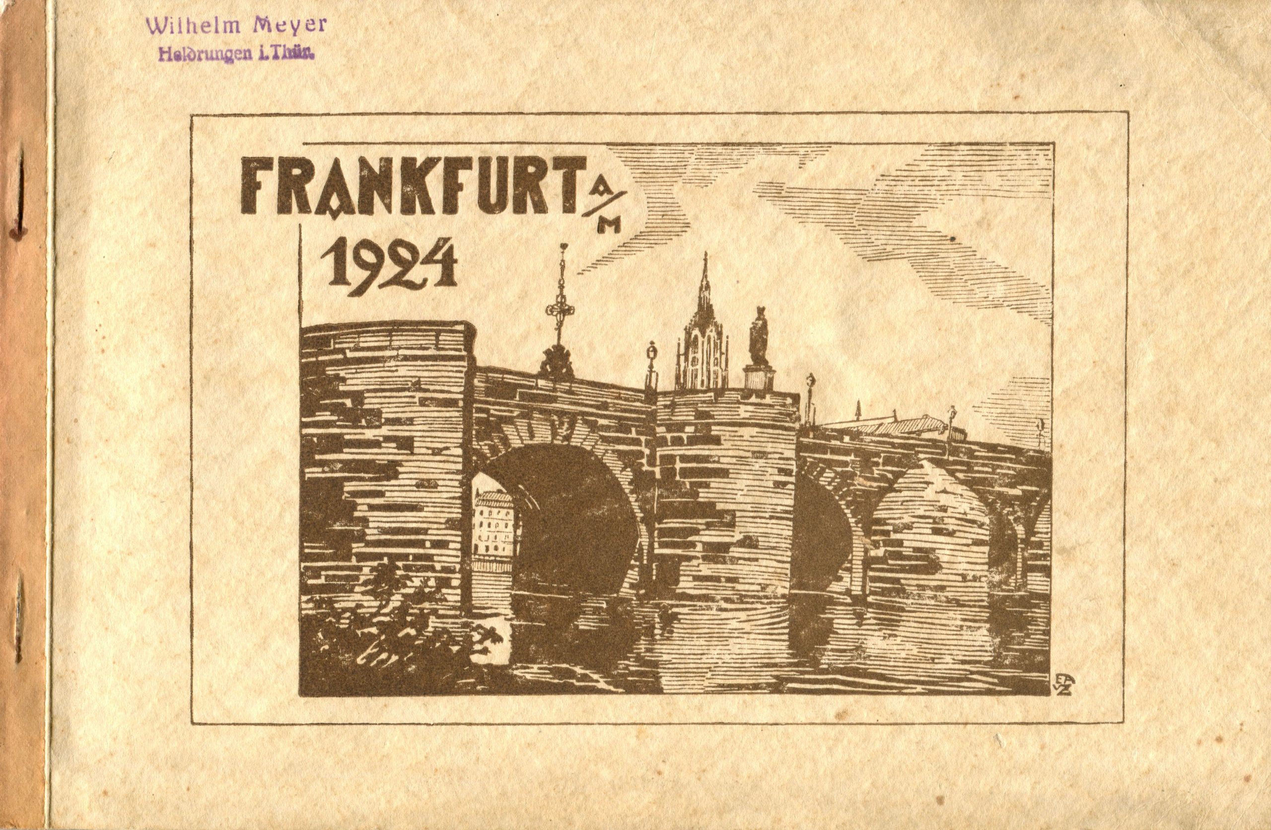 Erinnerungsalb. FFM 1924, 41. BDR- Bundesfest, 50 S.