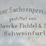Lot 62: Tablett aus vernickeltem Messing, "Grosser Sachsenpreis" 1924, gestiftet von F&S, sehr guter Zustand